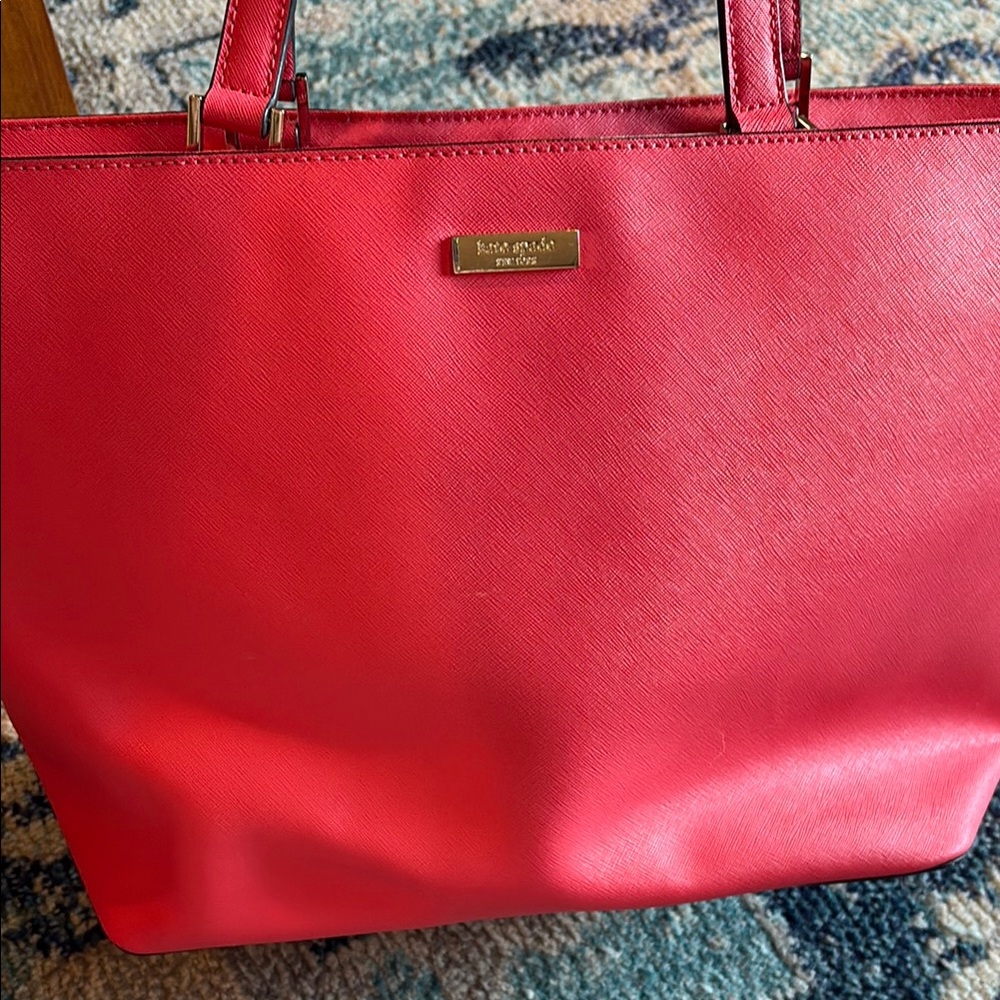 Kate Spade coral Tote Bag